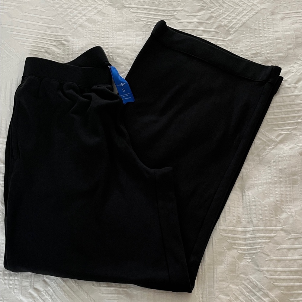 Kit and Ace Black Wide Leg Pants, size small